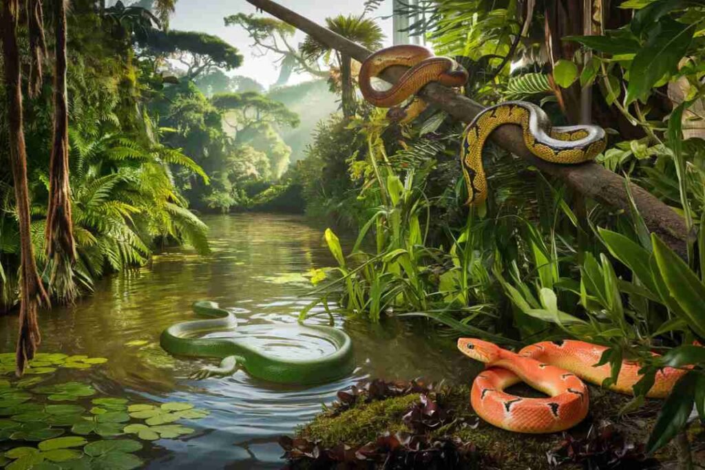 Amazon river snakes
