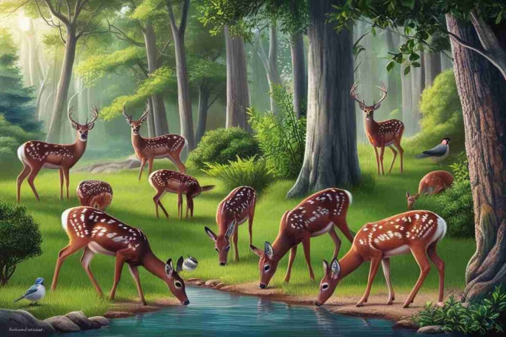 Spotted deer