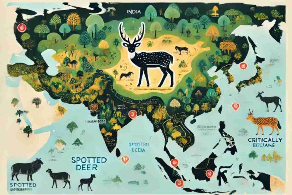 Spotted deer