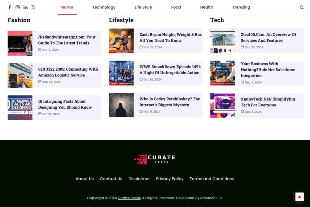 CurateCreek.com