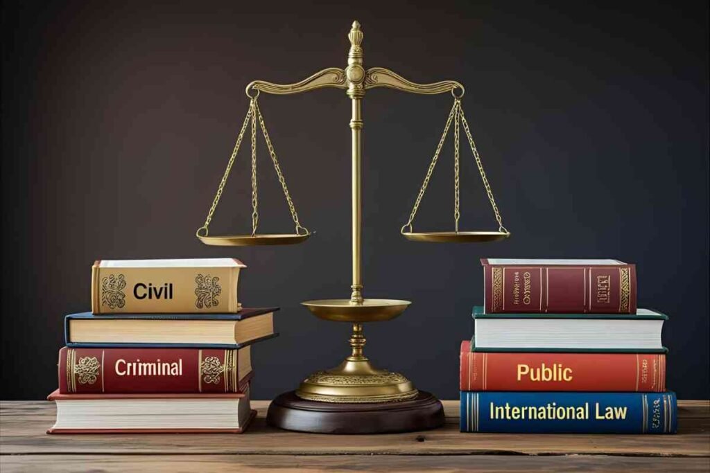 How to give classification of law?